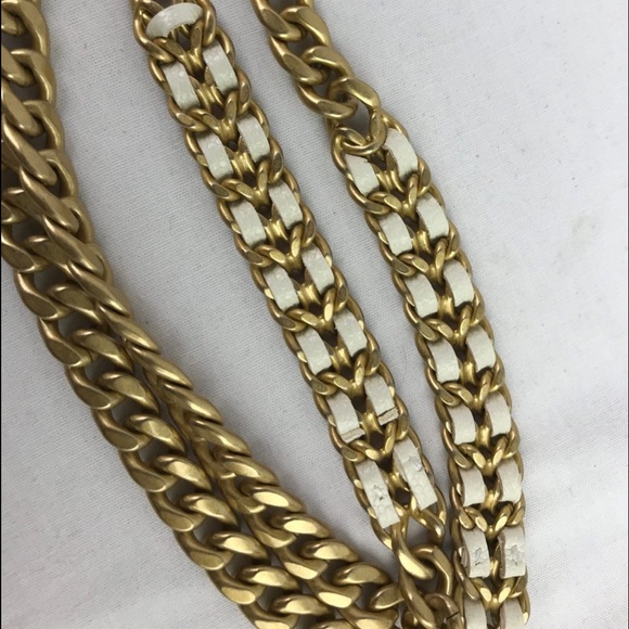 CHANEL Off White Caviar Melody Wallet on Chain w/ GHW - Picture 5 of 8